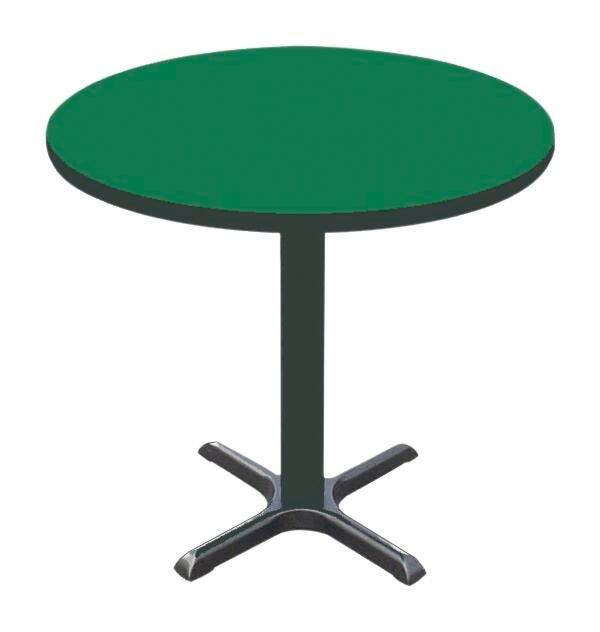 Correll Round Laminate Top Cafe Table with T-Mold Edge 4000527